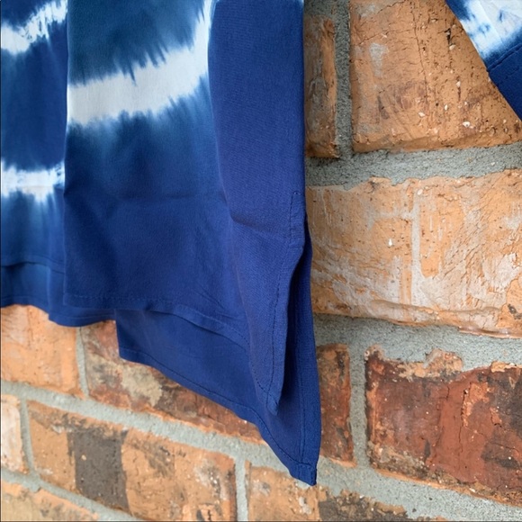 J. Crew Blue Tie-Dye Silk Button Down Shirt - Picture 6 of 14